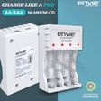 envie Cooper ECR-20 MC Camera Battery Charger Combo for AA1000 (4-Ports, Short Circuit Protection)_4