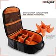 DigiTek DCB 001 Waterproof Backpack Camera Bag for DSLR/SLR (Tripod Holder, Black/Orange)_3