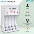 envie Cooper ECR-20 MC Camera Battery Charger Combo for AA2100 (4-Ports, Short Circuit Protection)_3