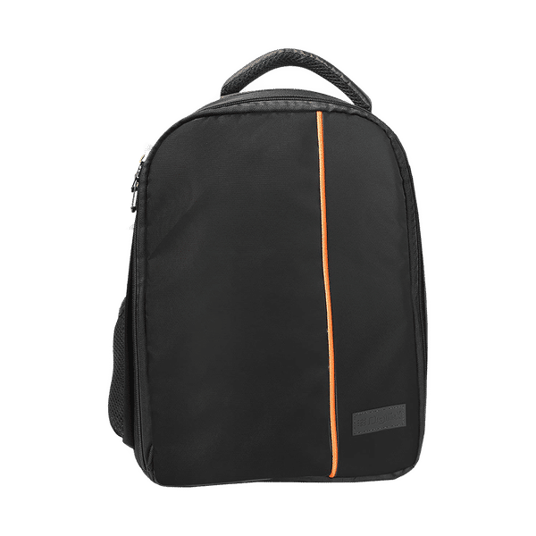 DigiTek DCB 002 Waterproof Backpack Camera Bag for DSLR (Tripod Holder, Black/Orange)_1