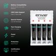 envie Cooper ECR-20 MC Camera Battery Charger Combo for AAA1100 (4-Ports, Short Circuit Protection)_2