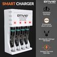 envie Cooper ECR-20 MC Camera Battery Charger Combo for AAA1100 (4-Ports, Short Circuit Protection)_3