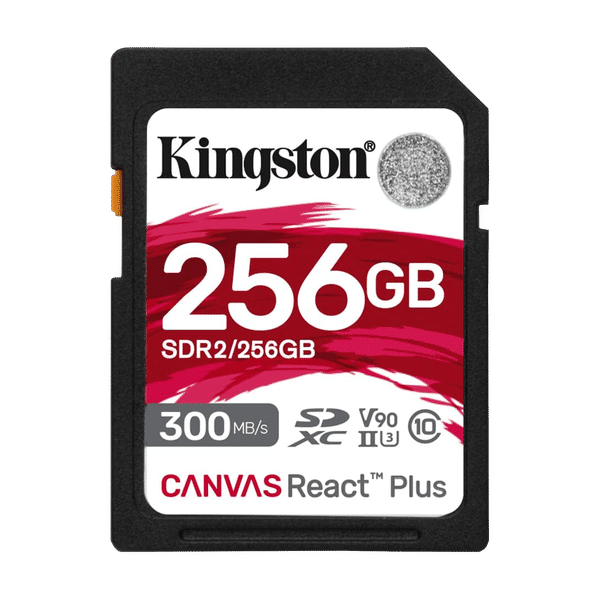 Kingston Canvas React Plus SDXC 256GB Class 10 300MB/s Memory Card_1