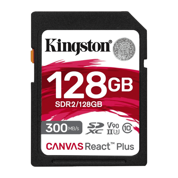 Kingston Canvas React Plus SDXC 128GB Class 10 300MB/s Memory Card_1