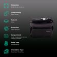 SONY LCSU10 Water Resistant Shoulder Camera Bag for DSLR (Comfortable Shoulder Strap, Black)_2