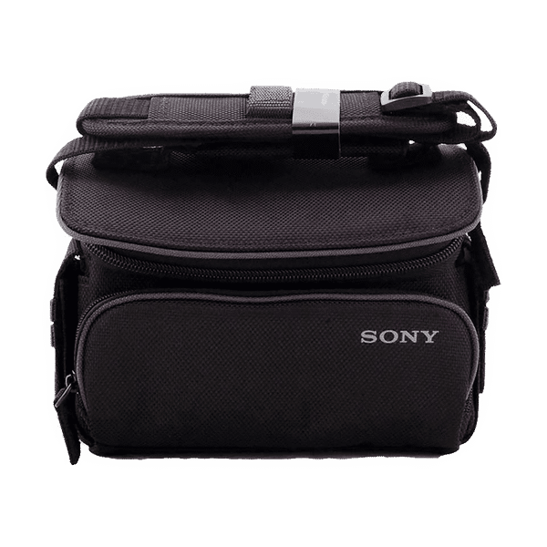 SONY LCSU10 Water Resistant Shoulder Camera Bag for DSLR (Comfortable Shoulder Strap, Black)_1