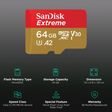 SanDisk Extreme MicroSDXC 64GB Class 3 120MB/s Memory Card_3