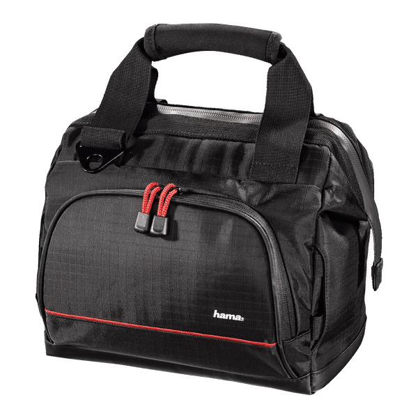 hama Multitrans Water Repellent Shoulder Camera Bag for DSLR (Tripod Holder, Black)_1