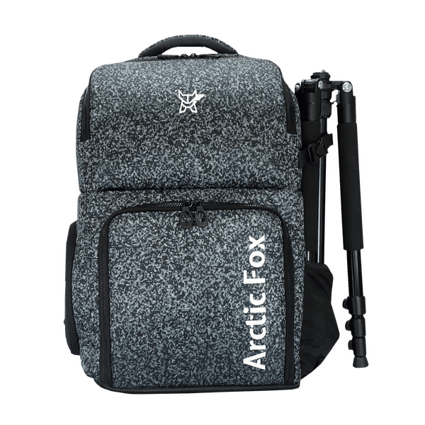 Arctic Fox Polaroid Water Repellent Backpack Camera Bag for DSLR (Tripod Holder, Jet Black)_1