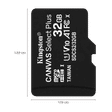 Kingston Canvas Select Plus MicroSDHC 32GB Class 10 100MB/s Memory Card_2
