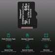 Kingston Canvas Select Plus MicroSDXC 64GB Class 10 100MB/s Memory Card_3