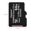 Kingston Canvas Select Plus MicroSDXC 64GB Class 10 100MB/s Memory Card_2