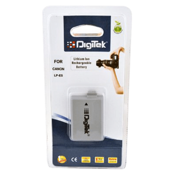 DigiTek LP-E5 1040 mAh Li-ion Rechargeable Battery for 400D, 450D, 500D and 1000D_1