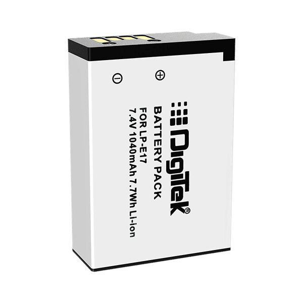 DigiTek LP-E17 1040 mAh Li-ion Rechargeable Battery for EOS 750D, 760D, 800D and 77D_1