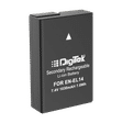 DigiTek EN-EL14 Plus 1030 mAh Li-ion Rechargeable Battery for D3100, D5100 and Coolpix P7000_1