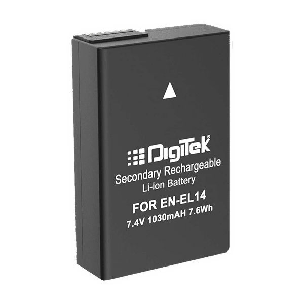 DigiTek EN-EL14 Plus 1030 mAh Li-ion Rechargeable Battery for D3100, D5100 and Coolpix P7000_1