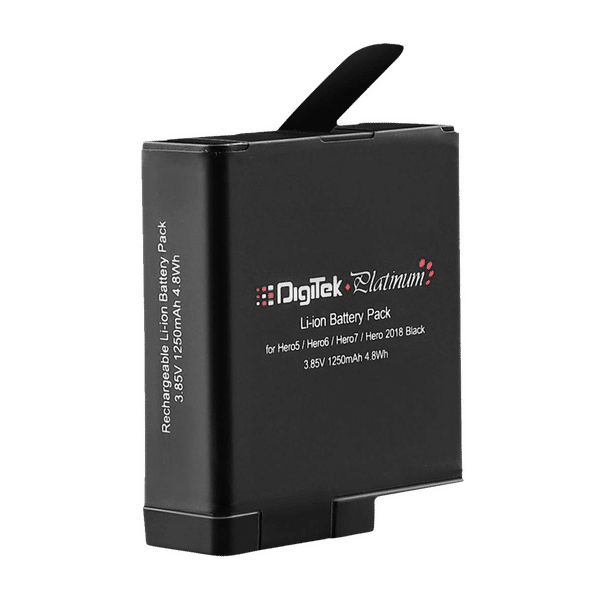 DigiTek DBG-567 1250 mAh Li-ion Rechargeable Battery for Hero5, 6, 7 and 2018_1