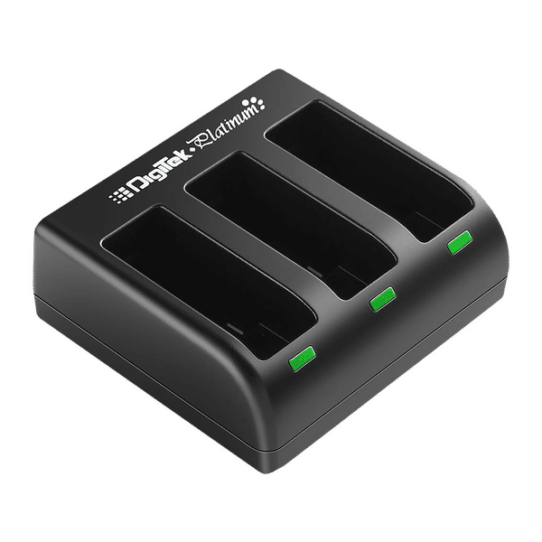 DigiTek Platinum DPUC-011 Camera Battery Charger for Hero5, 6, 7 and 2018 (3-Ports, LED Indicator)_1