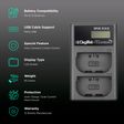 DigiTek Platinum DPUC 014D (LCD MU) Fast Camera Battery Charger for EN-EL15 (2-Ports, Over Voltage Protection)_2