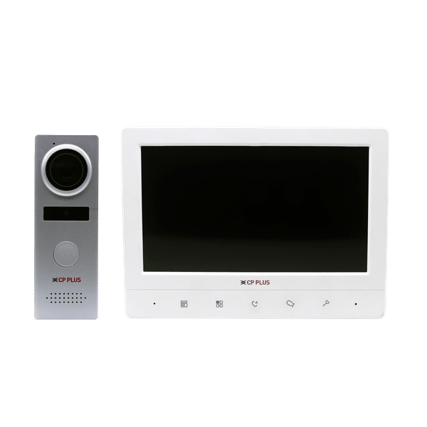 CP PLUS 7 inch Video Intercom Kit (Multiple Bell Sounds, CP-UVK-701MTA, White)_1