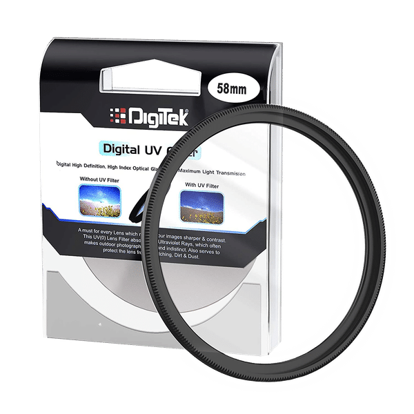 DigiTek 58mm Camera Lens UV Filter (Double Layer Coating)_1