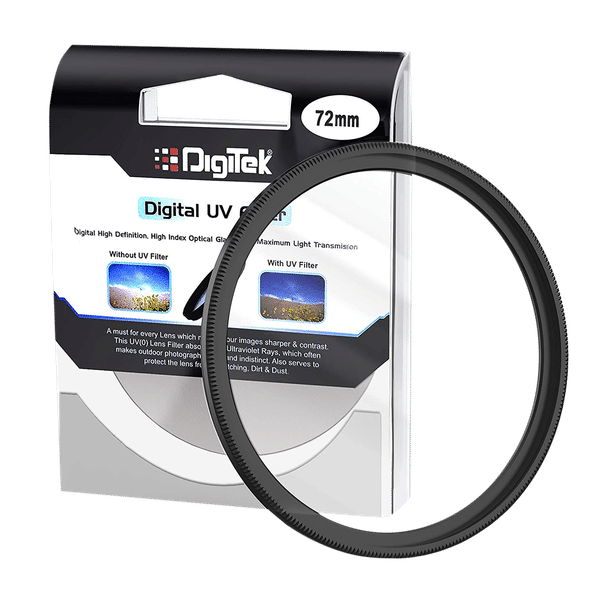 DigiTek 72mm Camera Lens UV Filter (Double Layer Coating)_1