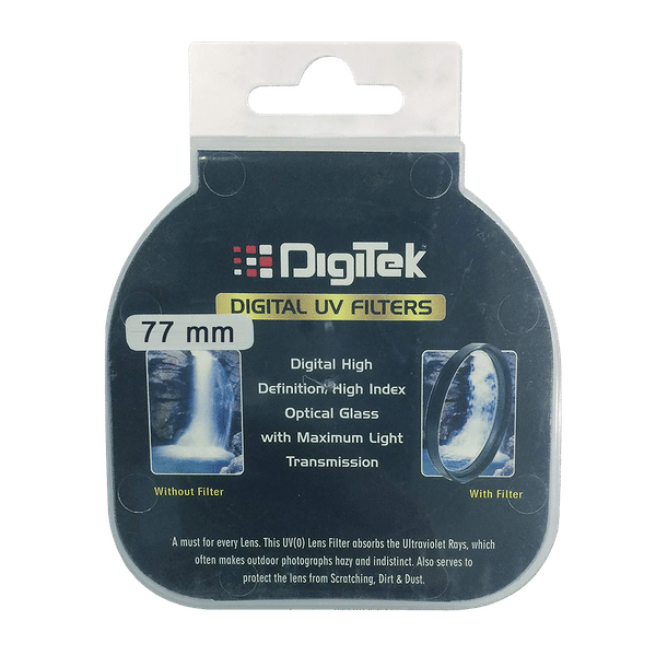 DigiTek 77mm Camera Lens UV Filter (Double Layer Coating)_1
