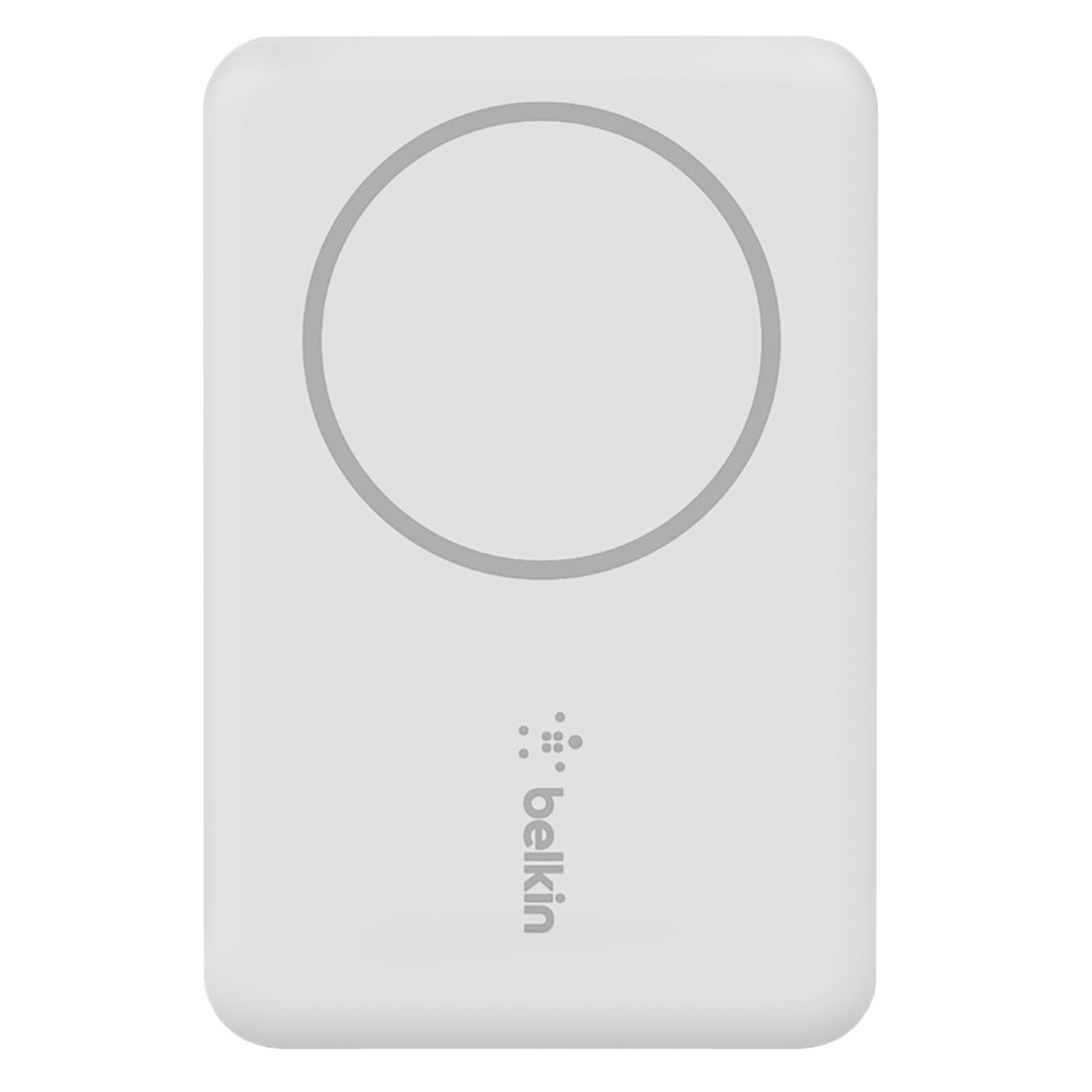 belkin BoostCharge 2500 mAh 5W Power Bank (1 Type C Port, Compatible with MagSafe, White)