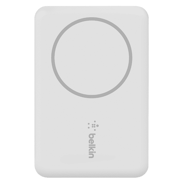 belkin BoostCharge 2500 mAh 5W Power Bank (1 Type C Port, Compatible with MagSafe, White)_1