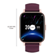 in base Urban Fit X Smartwatch with Activity Tracker (42.9mm LCD Display, IP68 Water Resistant, Violet Strap)_3