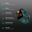 in base Urban PRO X Smartwatch with Bluetooth Calling (45.72mm IPS TFT Display, Water Resistant, Green Strap)_2
