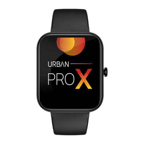 in base Urban PRO X Smartwatch with Bluetooth Calling (45.72mm IPS TFT Display, Water Resistant, Black Strap)_1
