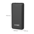 conekt Zeal Proton Pro 10000 mAh Fast Charging Power Bank (1 Micro USB Type B, 1 Type C & 2 Type A Ports, ABS Casing, LED Charging Indicator, Black)_2