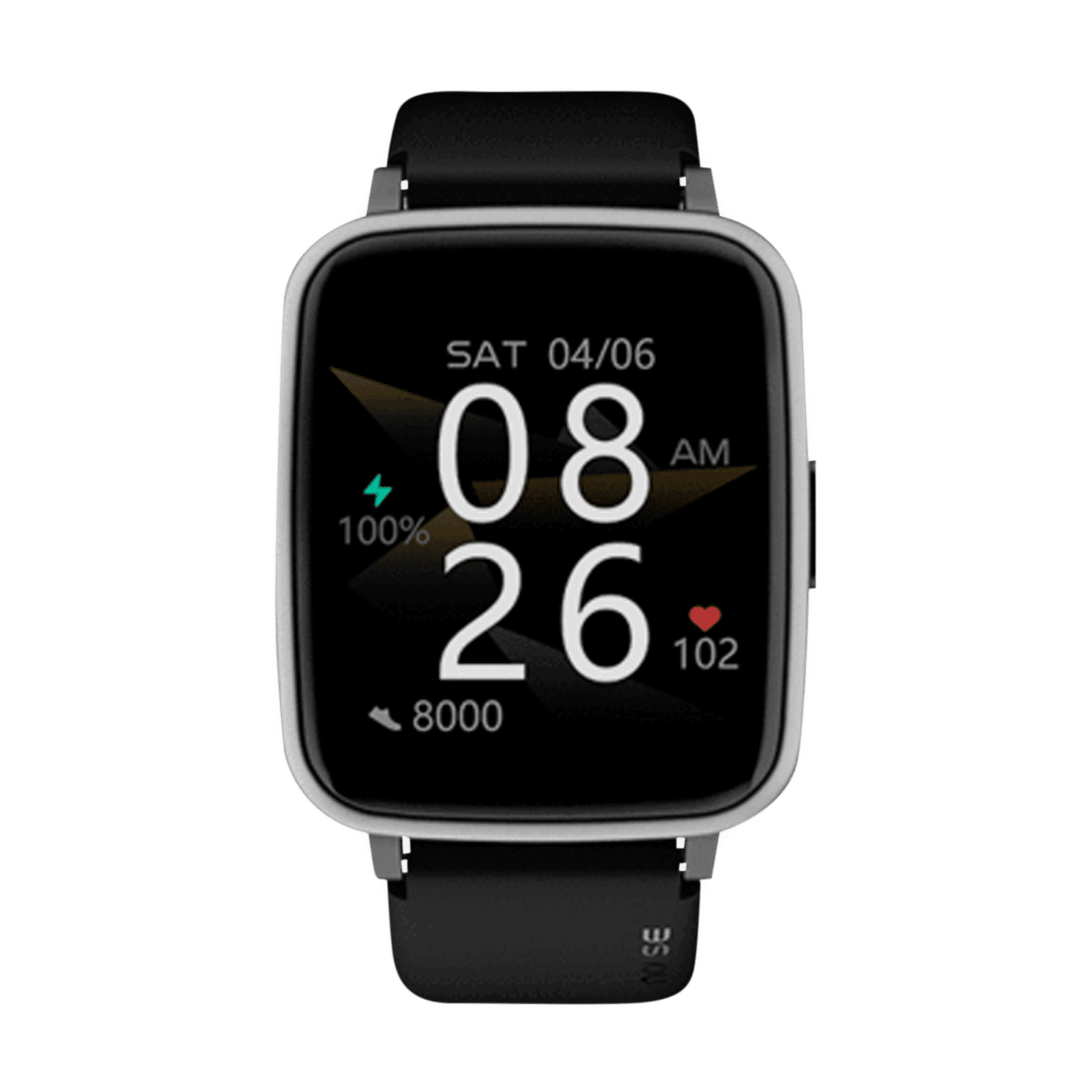 noise ColorFit Pulse Smartwatch with Activity Tracker (35.56mm LCD Display, IP68 Waterproof, Jet Black Strap)