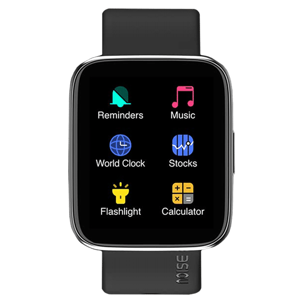 noise ColorFit Ultra 2 Smartwatch with Activity Tracker (45.2mm AMOLED Display, IP68 Water Resistant, Jet Black Strap)_1