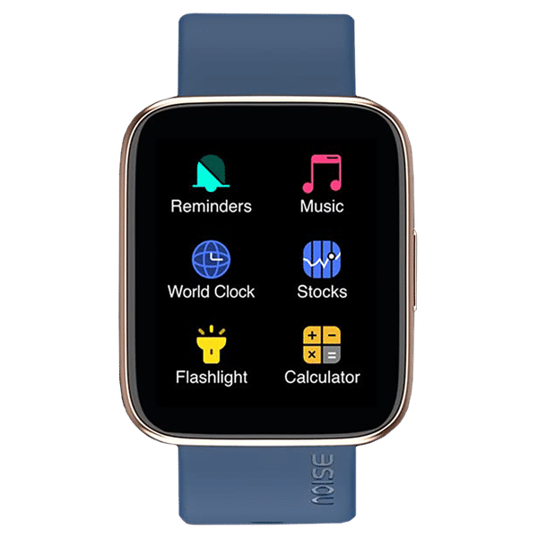 noise ColorFit Ultra 2 Smartwatch with Activity Tracker (45.2mm AMOLED Display, IP68 Water Resistant, Navy Gold Strap)_1