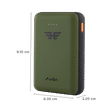 URBN 10000 mAh 12W Fast Charging Power Bank (1 Micro USB Type B, 1 Type C & 2 Type A Ports, Ultra Compact Casing, LED Charging Indicator, Camo)_2