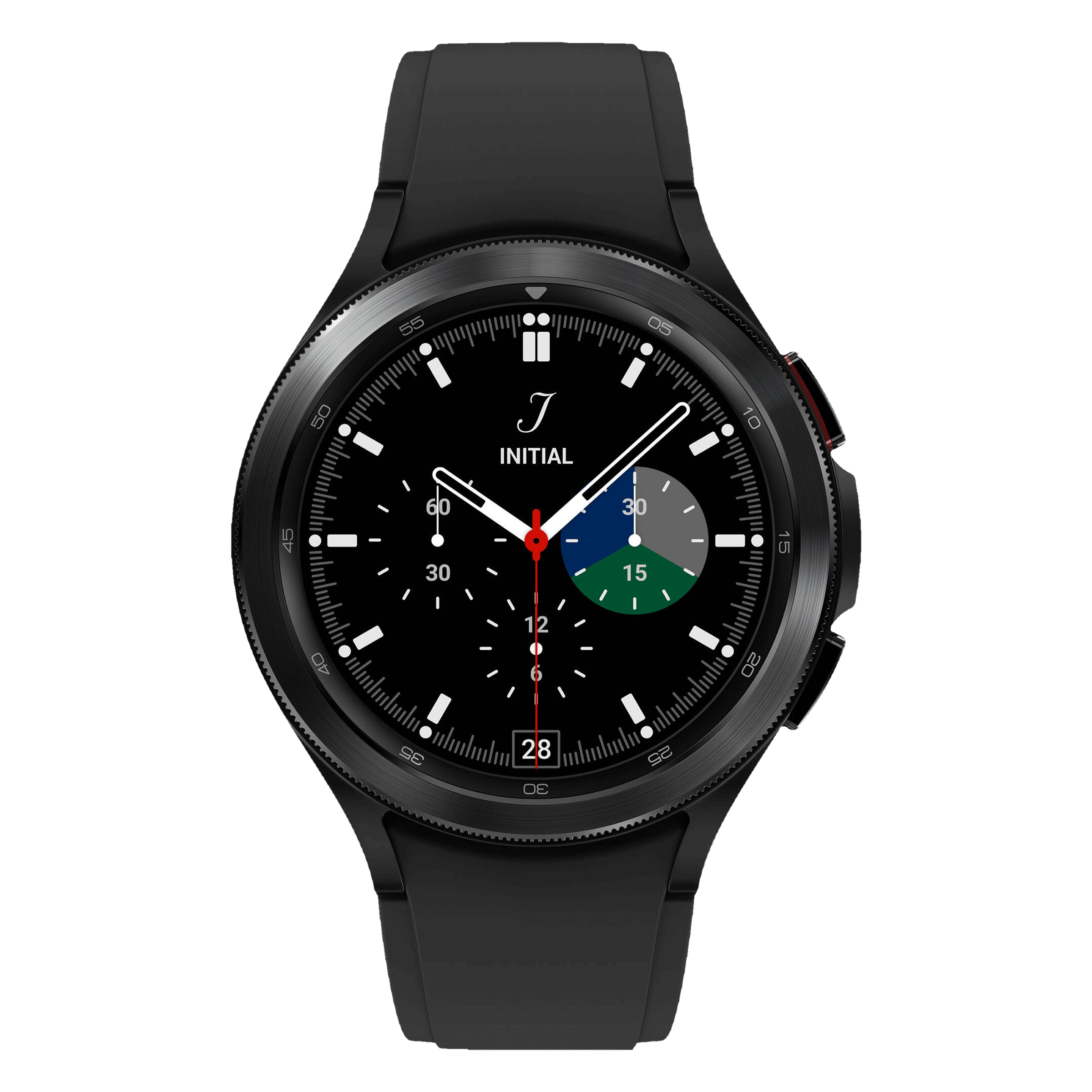 SAMSUNG Galaxy Watch4 Classic Smartwatch with Activity Tracker (46mm Super AMOLED Display, Water Resistant, Black Strap)