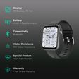 STYX NYX Smartwatch with Activity Tracker (43.1mm HD Display, IP67 Water Resistant, Midnight Black Strap)_2