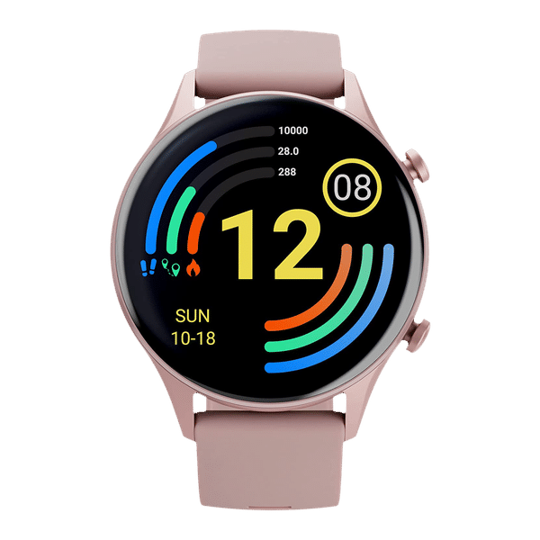 TITAN Smart Pro Smartwatch with Camera & Music Control (30.2mm AMOLED Display, 5ATM Water Resistant, Pink Strap)_1