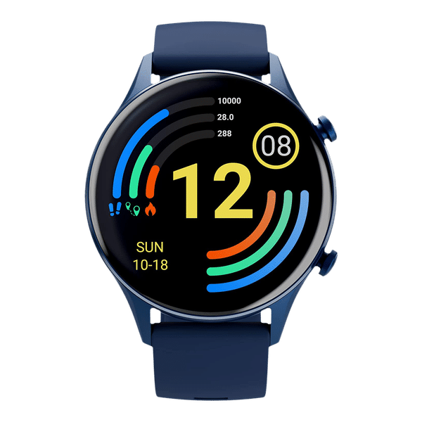 TITAN Smart Pro Smartwatch with Camera & Music Control (33.52mm AMOLED Display, 5ATM Water Resistant, Navy Blue Strap)_1