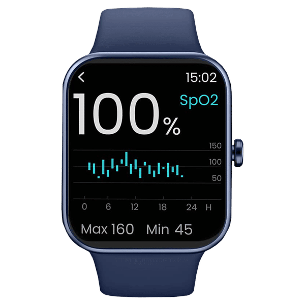 fastrack Reflex Vox Smartwatch with Activity Tracker (42.92mm HD Display, 5ATM Water Resistant, Blue Strap)_1