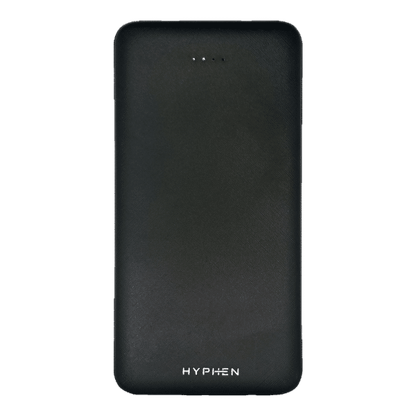 Hyphen 10000 mAh Fast Charging Power Bank (1 Micro USB Type B, 1 Type C & 2 Type A Ports, Exquisite Design, Black)_1