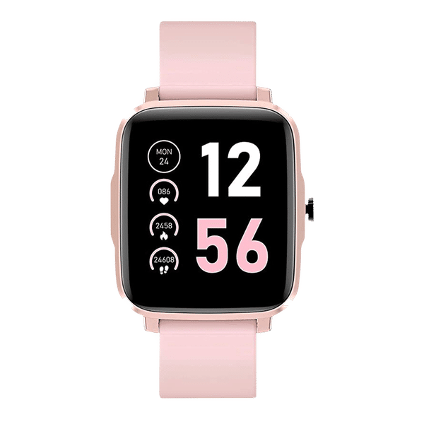 STYX Neo Smartwatch with Health Monitoring (39.4mm IPS Color Display, IP68 Water Resistant, Mystic Rose Strap)_1