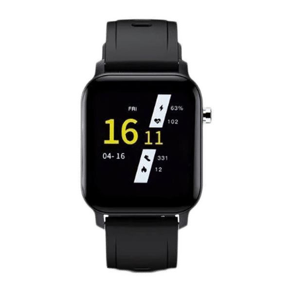 maxima Max Pro X2 Smartwatch with Activity Tracker (35mm TFT IPS Ultra Retina Display, IP68 Water Resistant, Black Strap)_1