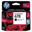 HP 678 Original Ink Advantage Cartridge (CZ107AA, Black)_1