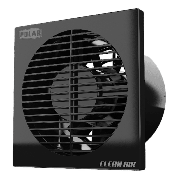 POLAR Clean Air Passion Axial 150mm Exhaust Fan (Silent Operation, Black)_1