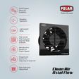 POLAR Clean Air Passion Axial Flow 15cm Sweep Exhaust Fan (Rust Fee Motor, FXHSAF150BL, Black)_2