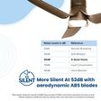 Crompton Silentpro Blossom 3 Blade Ceiling Fan (3 Speed Settings, CFSPBSM48BRNAD5SSM, Brown)_3