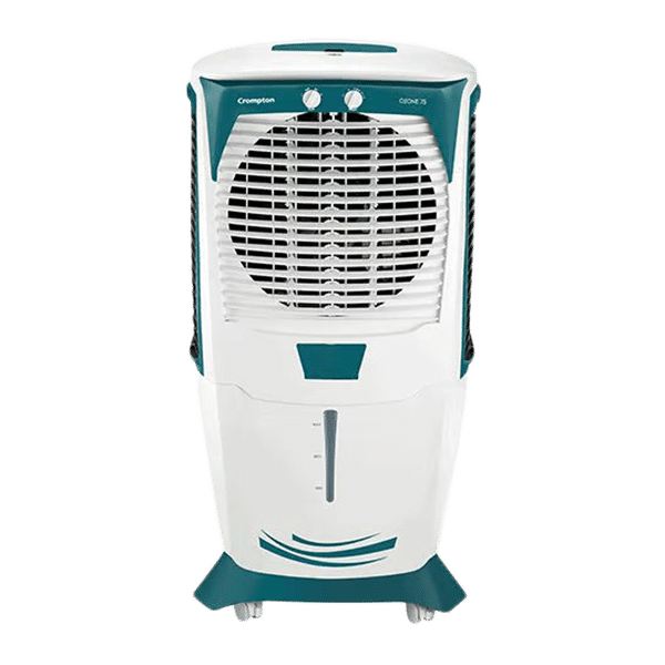 Crompton Ozone 75 Litres Desert Air Cooler (4 Way Air Deflection, ACGC-DAC751, White and Teal)_1